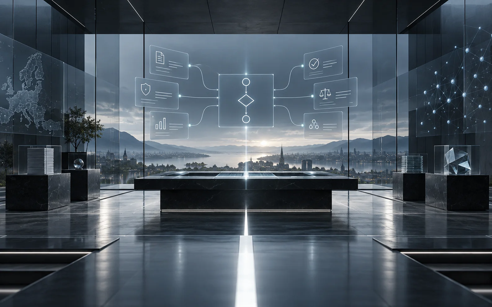 Abstract AI governance control architecture